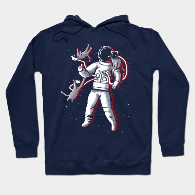 Intergalactic Cat Fancy Hoodie by GAz